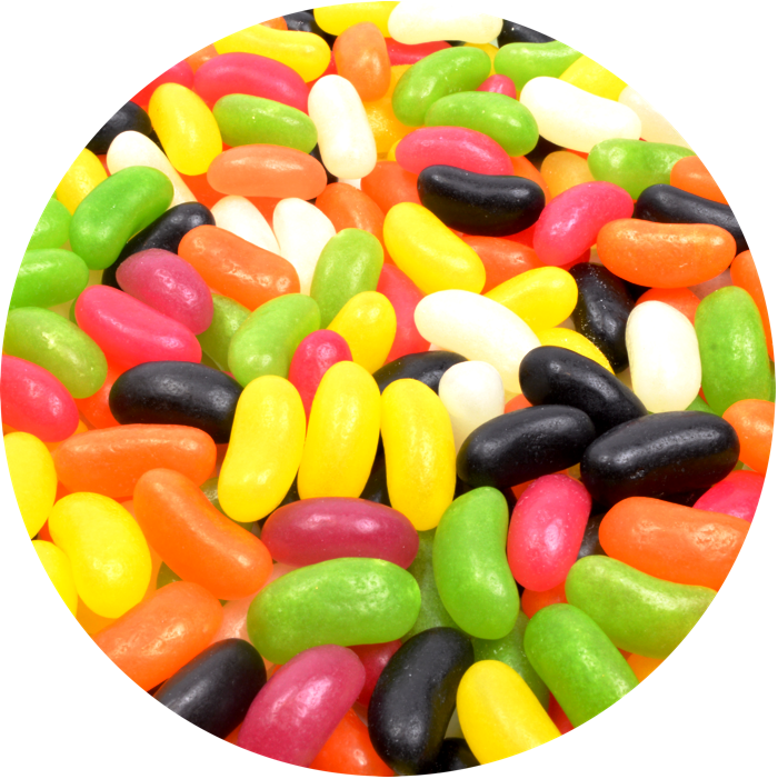 Jelly Beans - Hard Candy (700x701), Png Download