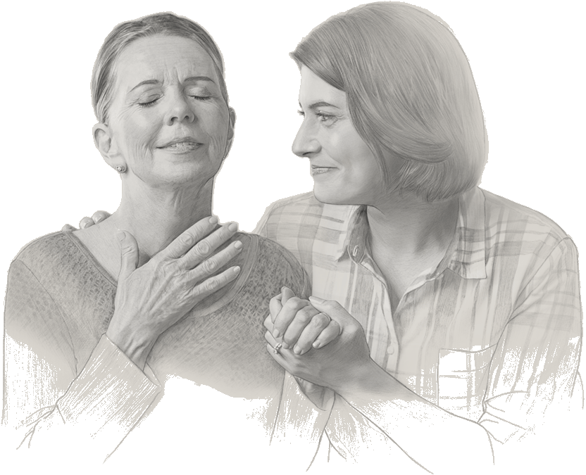 Metastatic Breast Cancer - Cancer Patient Png (832x675), Png Download