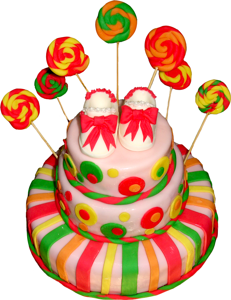Lolipop - Birthday Cake (1000x1000), Png Download