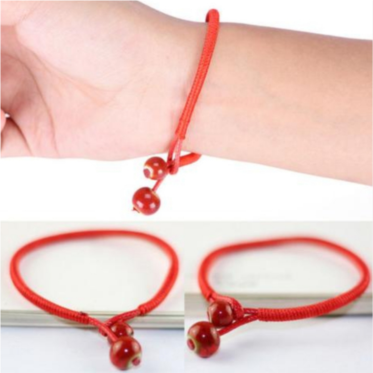 Load Image Into Gallery Viewer, Lucky Red String Bracelet - Lucky Charm Red String Bracelet (940x788), Png Download