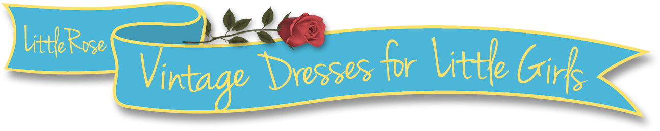 Vintage Dresses For Girls - Garden Roses (1300x270), Png Download