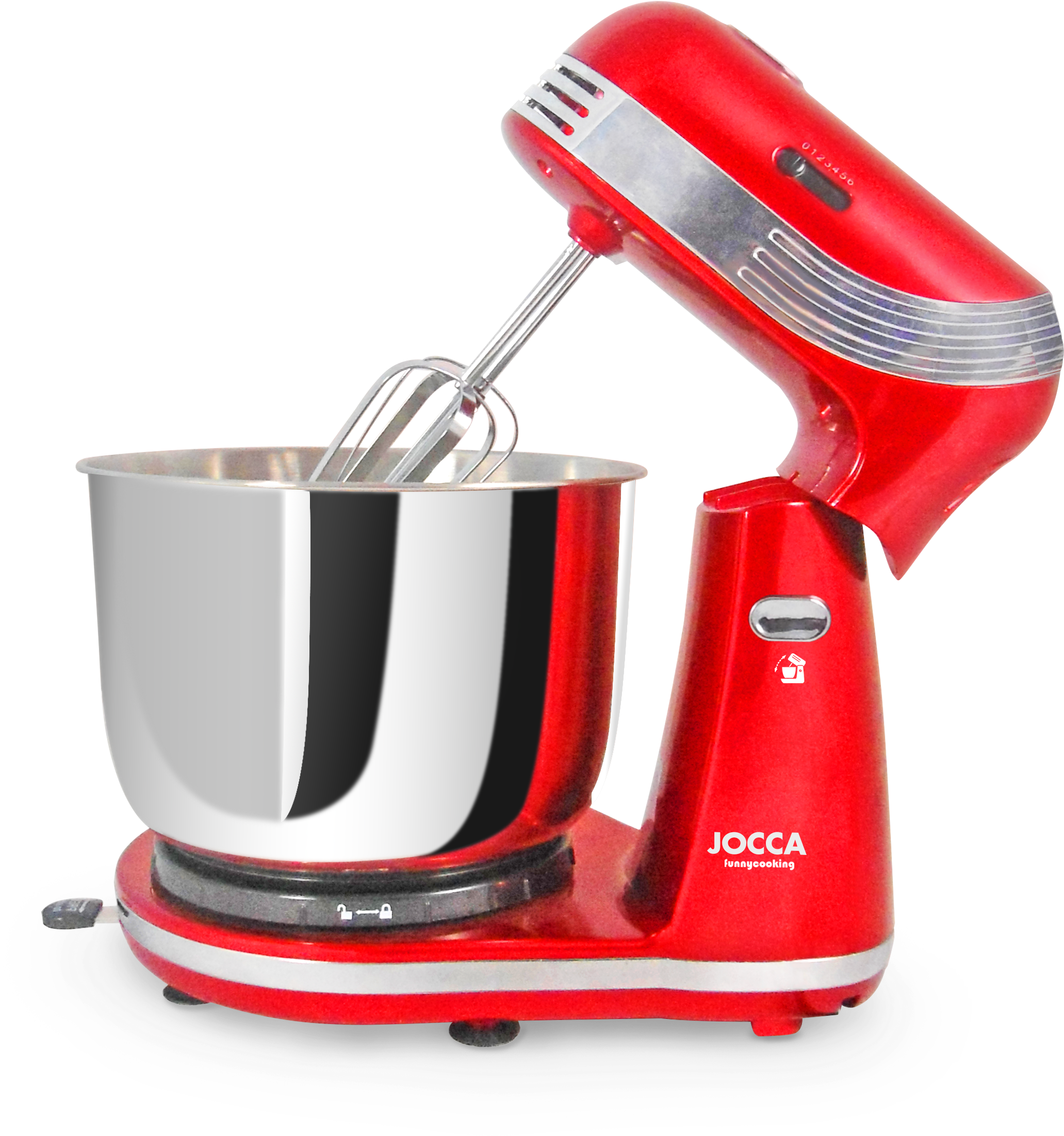 Batidora Amasadora Roja - Batidora De Reposteria Profesional (2313x2568), Png Download