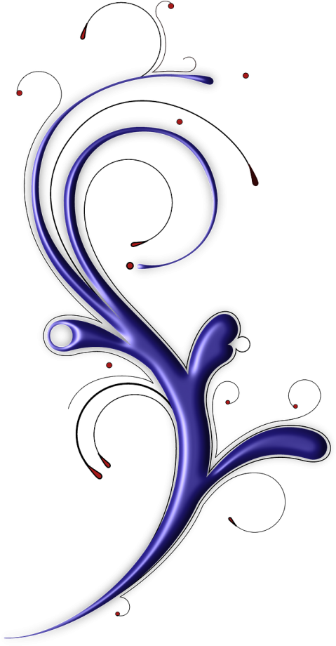 Swirl Azul (500x928), Png Download