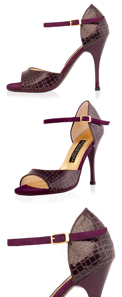 Tbu 430 Pn Viborina Fuxia Metalizada X Negro - Basic Pump (593x1024), Png Download