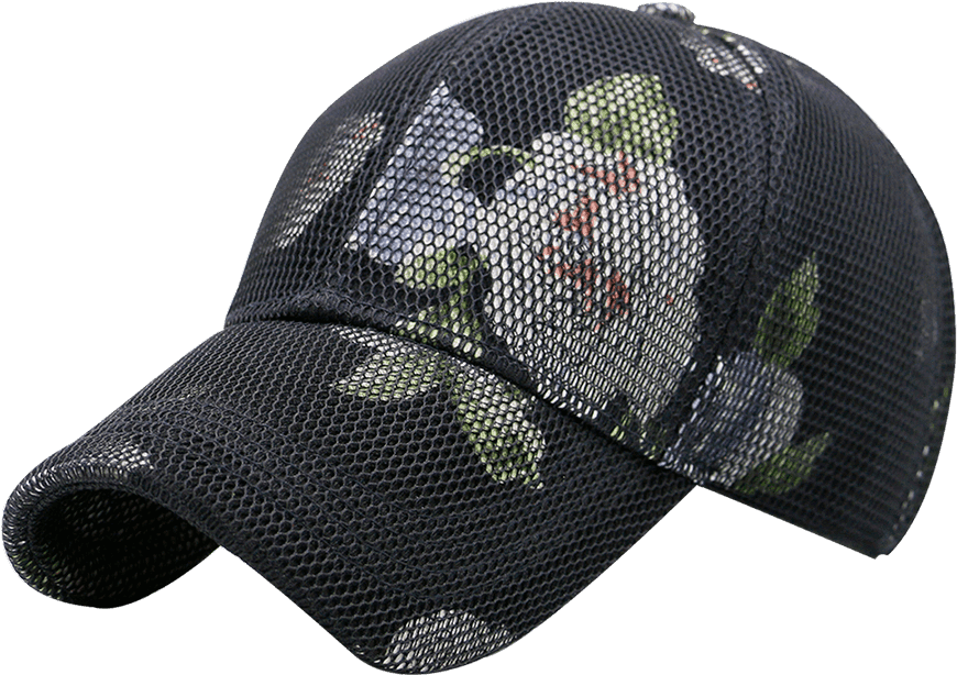 Gorra De Béisbol Floral Del Acoplamiento - Baseball Cap (900x1197), Png Download