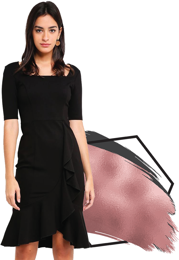 Ie7 - Little Black Dress (757x1089), Png Download