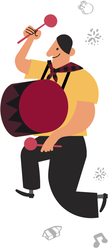 Las Palomas - Illustration (430x893), Png Download