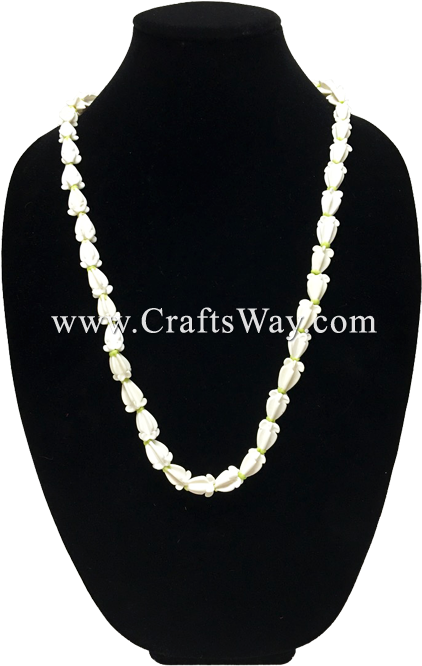 Crown Flower Necklace - 24 Inch Gold Chain Rope (550x680), Png Download
