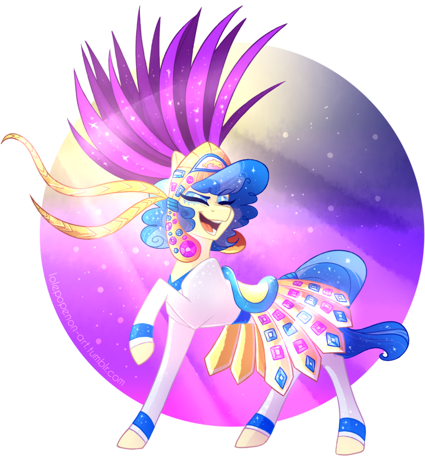 Lolepopenon, Clothes, Earth Pony, Eyes Closed, Female, - Illustration (1024x1024), Png Download