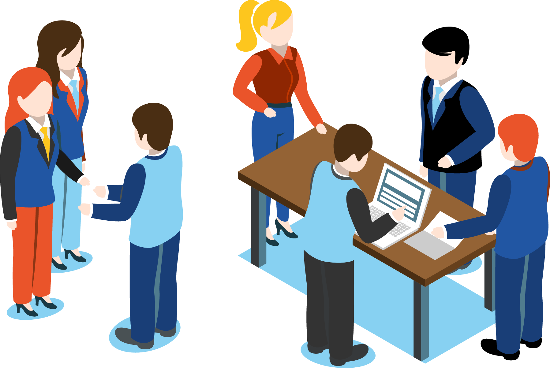 Png Free Stock Clickonsite Telecom Infrastructure Project - Clipart Hard Working People (1797x1204), Png Download