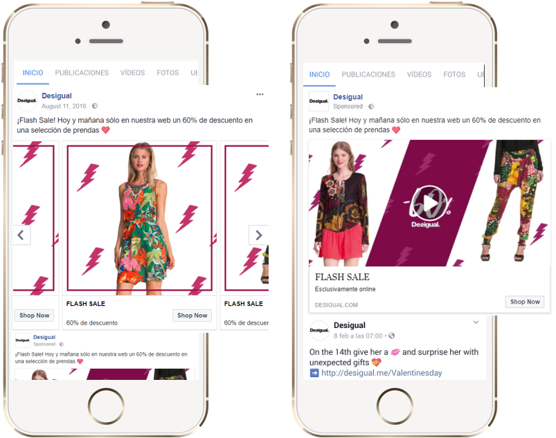 Desigual Flash Offer - Flash Sale Carousel Ads (1078x662), Png Download