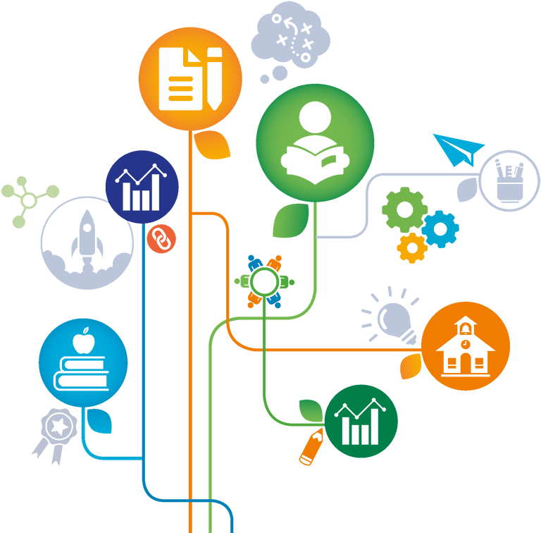 Structure Clipart Teacher Collaboration - School (800x768), Png Download