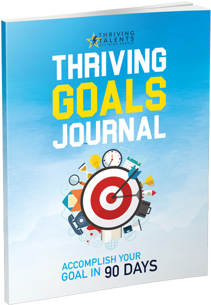 *flash Sale* Thriving Goals Journal - Poster (600x626), Png Download