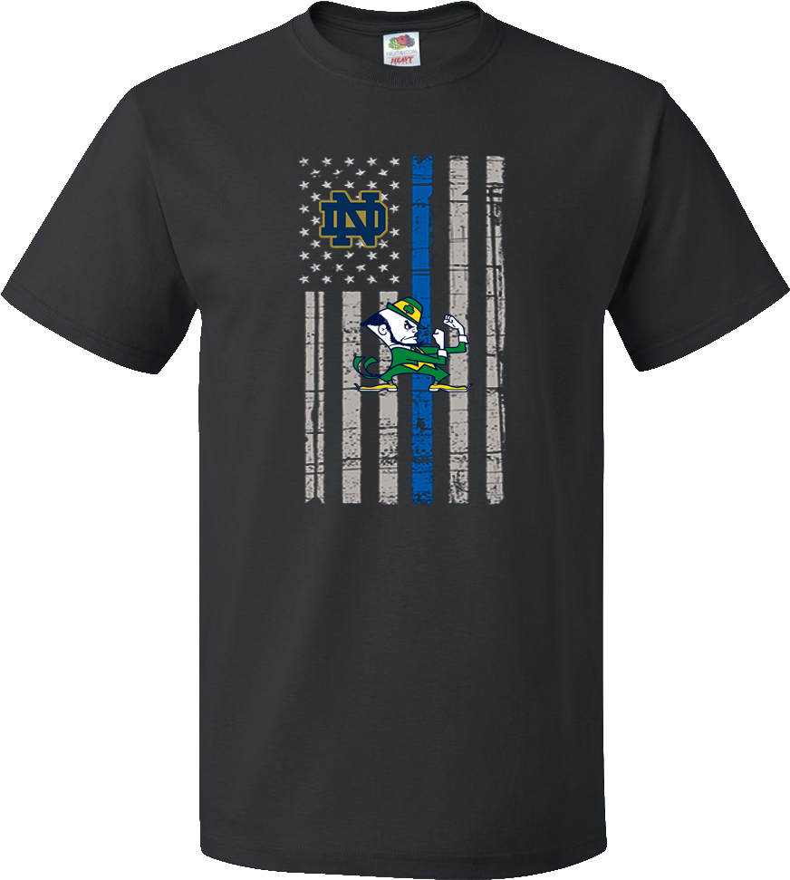Nd Thin Blue Line - T-shirt (1000x1000), Png Download