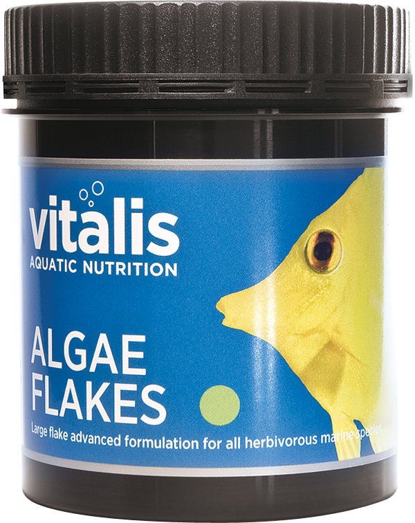 Marine Algae Flake Fish Food - Vitalis Algae Flakes (600x756), Png Download
