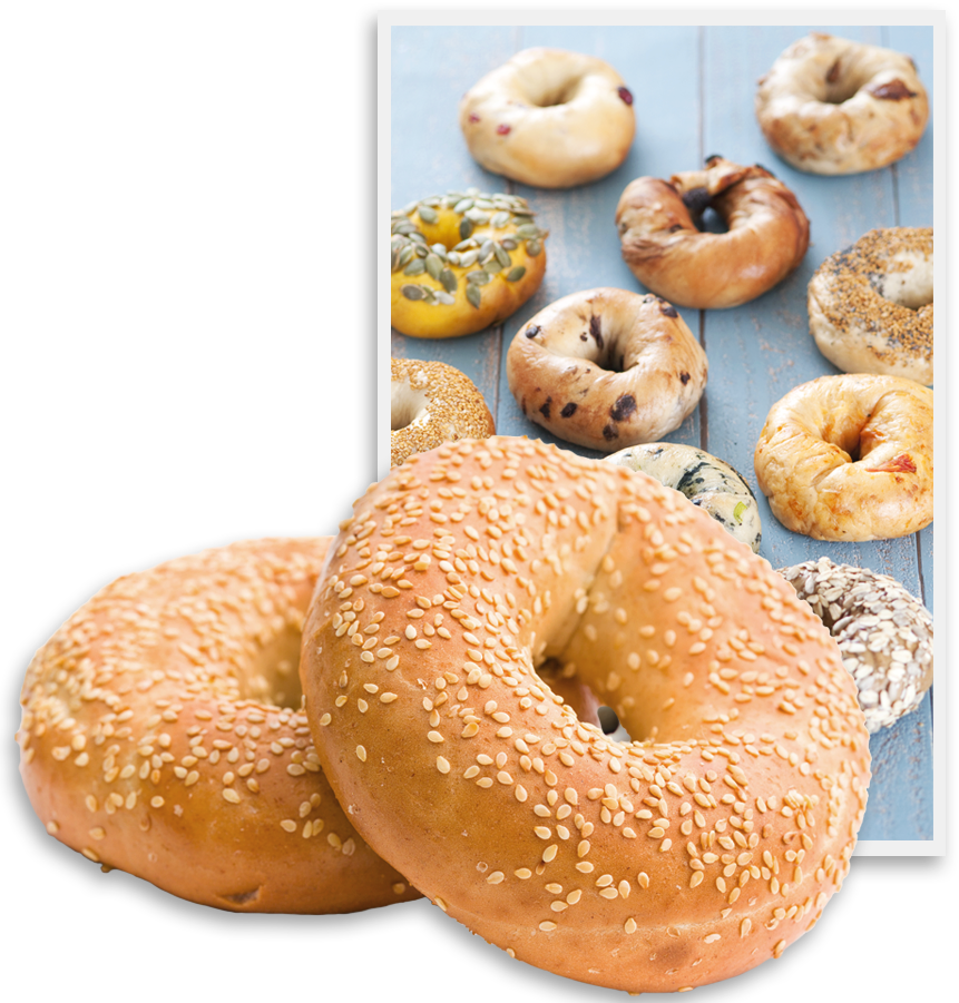 In - Bagel (861x901), Png Download