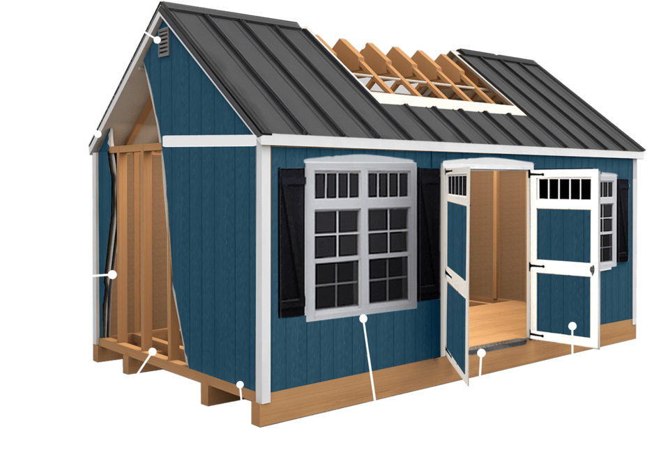 Premier-illustration - Shed (1000x707), Png Download