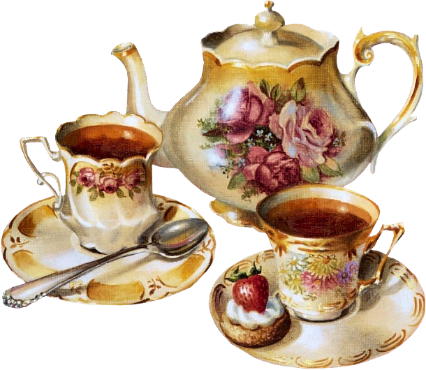 Png Image Information - Gifs Cha Da Tarde (610x530), Png Download