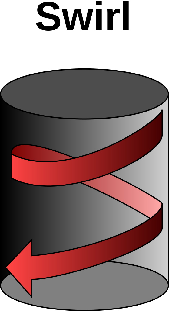 File - Swirl - Svg - Swirl And Tumble (558x1023), Png Download