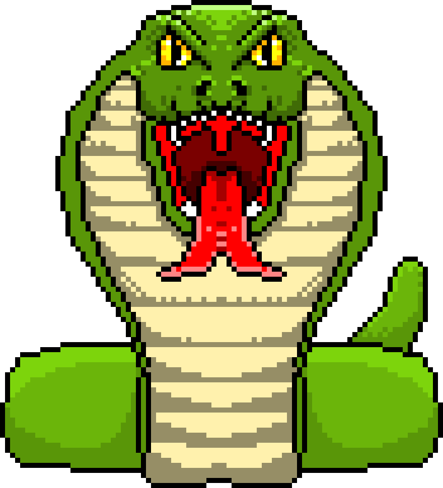 Snake - Cartoon (880x970), Png Download