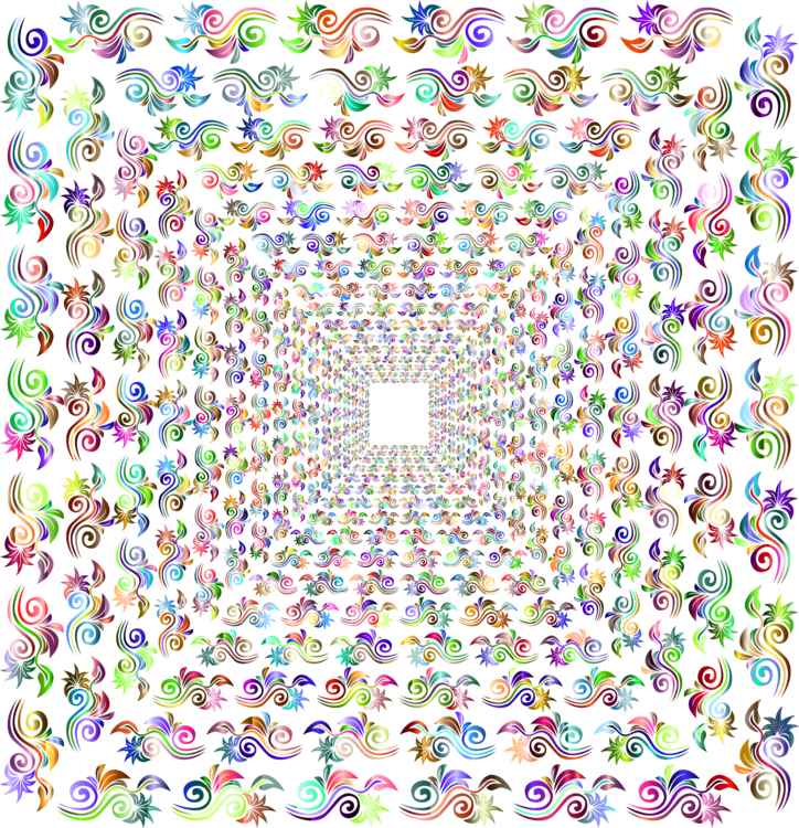 Damask Clipart Corel Draw - Portable Network Graphics (724x750), Png Download