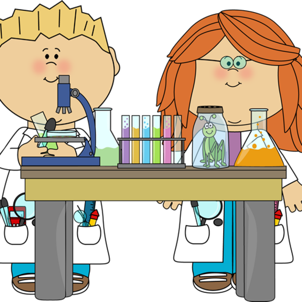 Clipart Science Clip Art - Students Learning Science Clip Art (1024x1024), Png Download