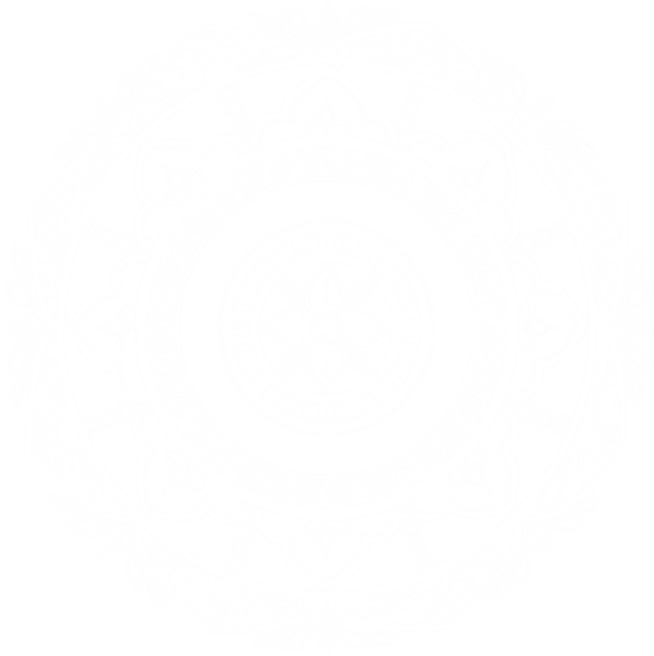 Mandala Sticker White Web 50% (1000x1000), Png Download