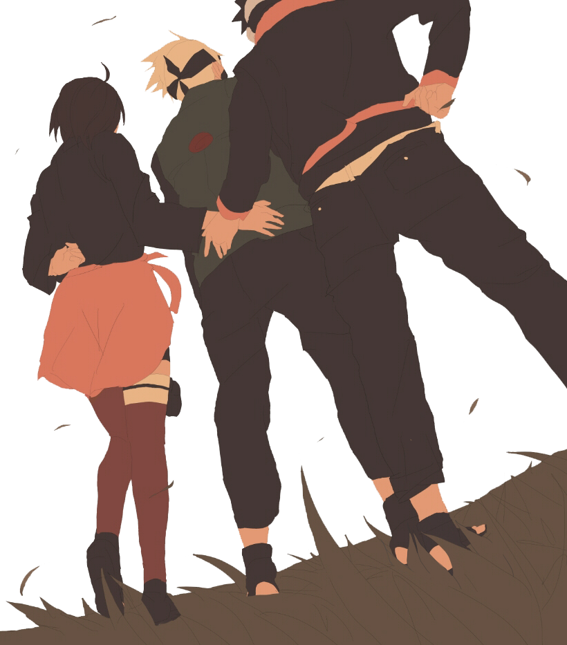 Disclaimer - Rin And Obito Fanart (820x933), Png Download