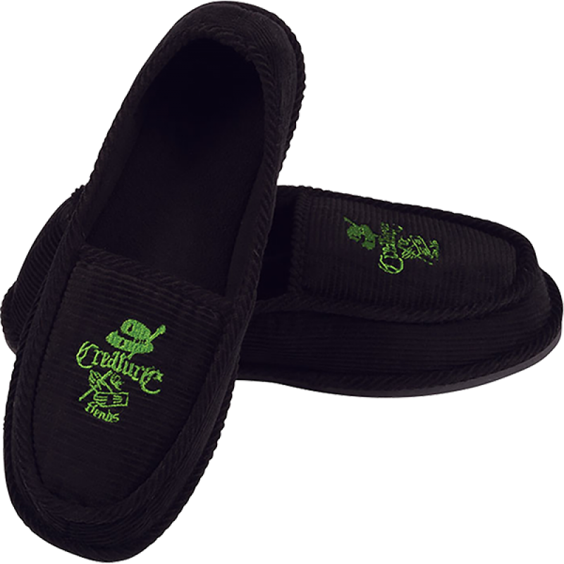 Creature Skateboards Car Club Black / Green Slip On (800x800), Png Download