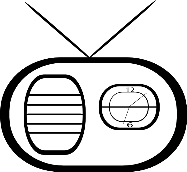 Radio - Radio Clip Art Transparent Background (600x565), Png Download