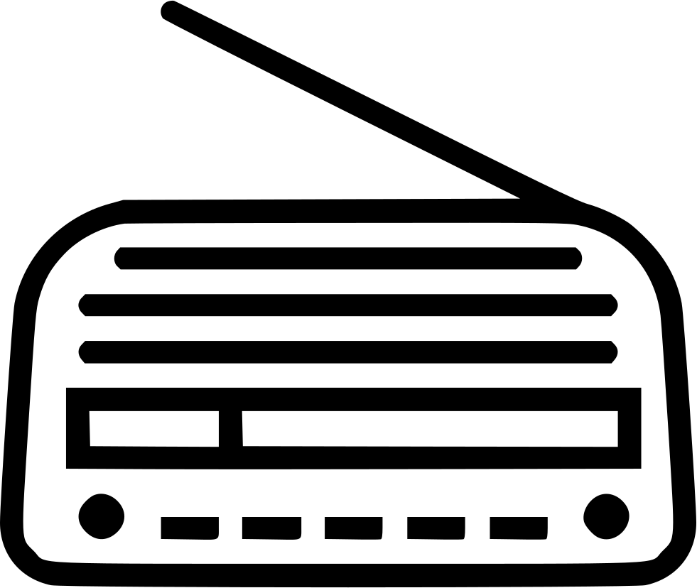 Radio Player Old Vintage Comments - Portable Network Graphics (981x828), Png Download