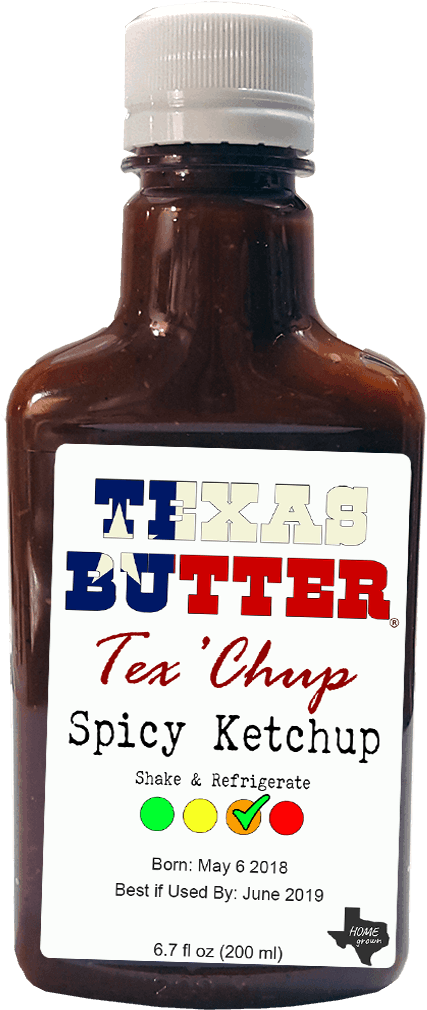 Tex'chup Texas Butter - Glass Bottle (1024x1024), Png Download