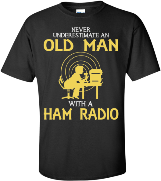 Never Underestimate An Old Man With A Ham Radio - Tupac Black Panther Collection (600x600), Png Download