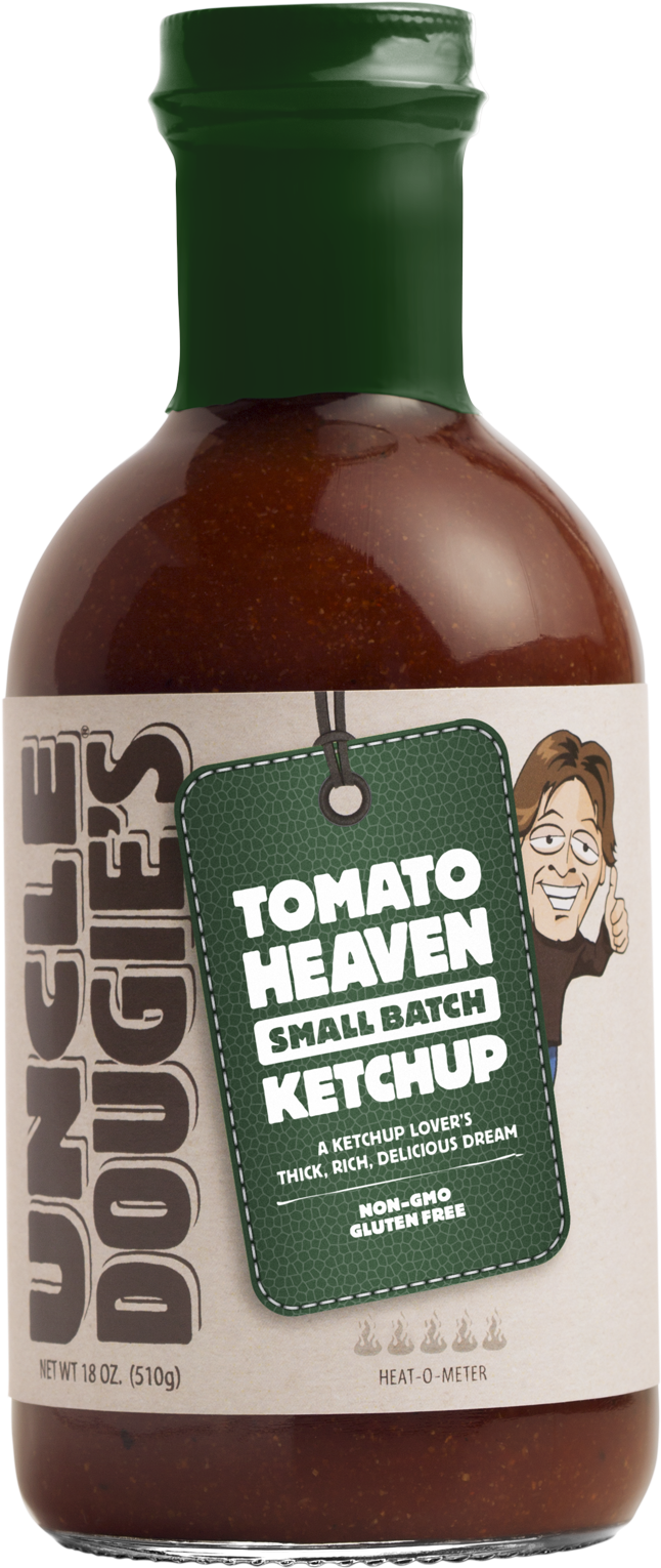 Tomato Heaven Ketchup - Glass Bottle (750x1625), Png Download