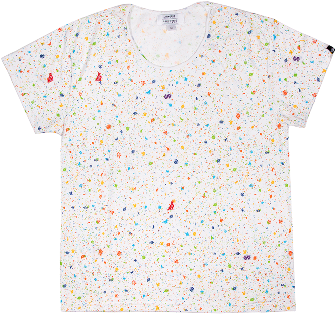 T-shirt - Confetti - Active Shirt (680x680), Png Download