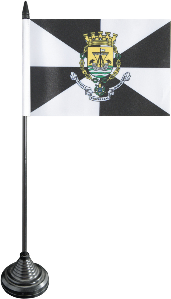 Portugal Lisbon Table Flag - Emblem (1500x1176), Png Download