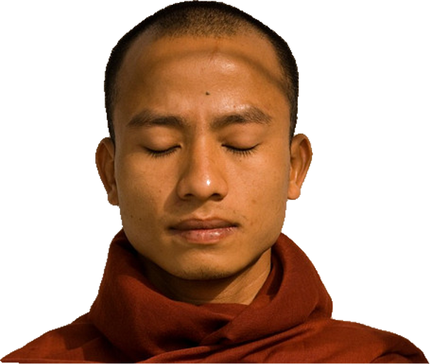Monk - Man (609x515), Png Download