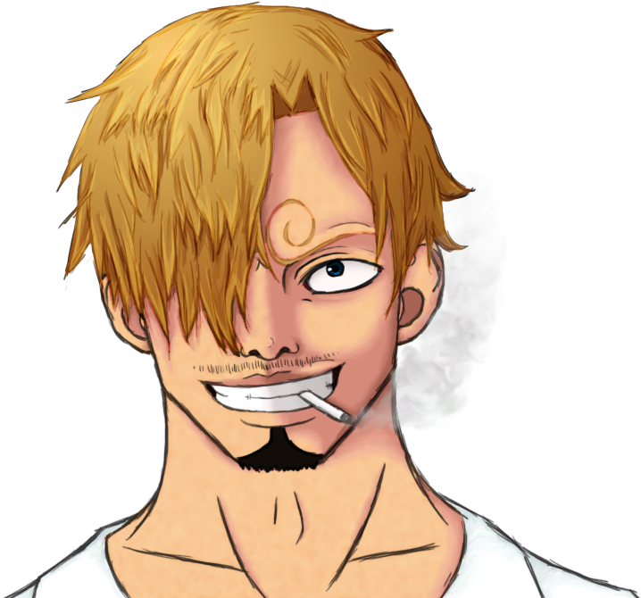 Sanji - Cartoon (930x770), Png Download