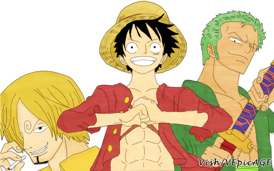 Zoro And Sanji Search Result 120 Cliparts For Zoro - Cartoon (900x636), Png Download