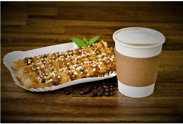 Photo Taken At Churros Bros By Business O - Take-out Food (600x600), Png Download