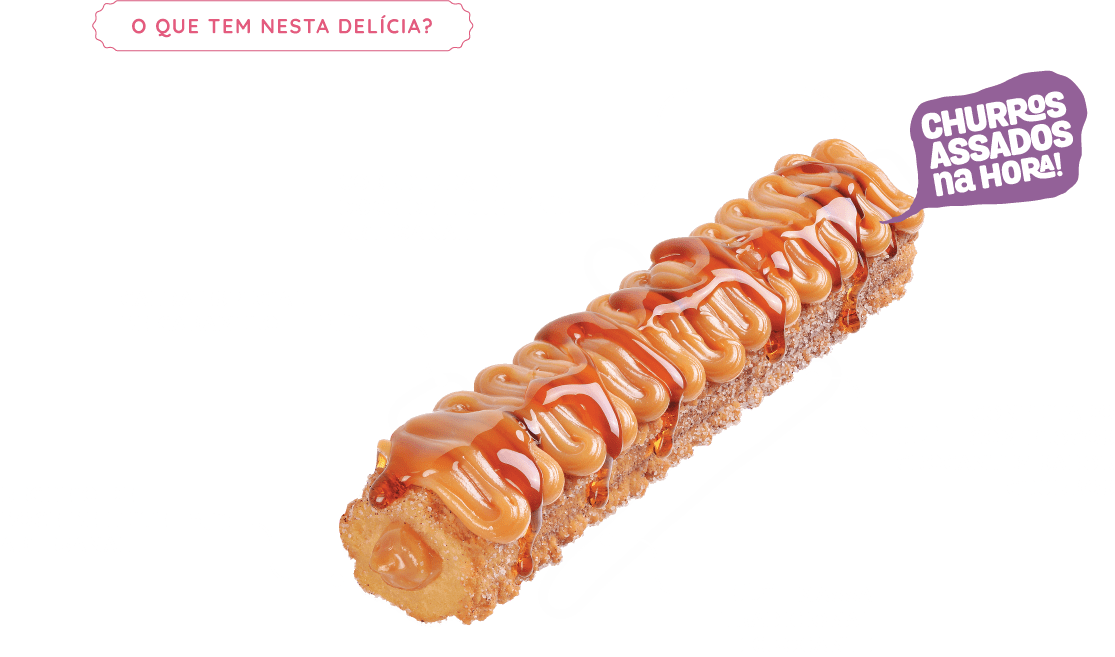 Que-tem - Churro De Doce De Leite Png (1115x657), Png Download