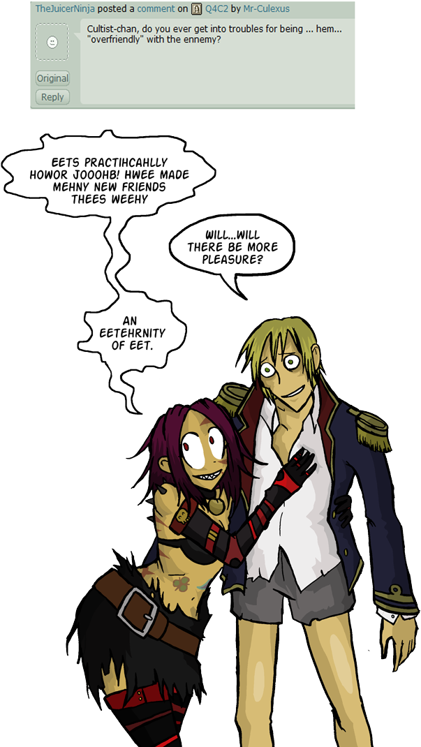 Cultist Chan Memes Of Pinterest - Slaanesh Cultist Chan (630x1114), Png Download