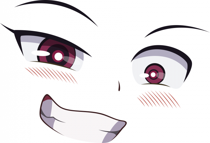 Medium Size Of How To Draw A Sad Anime Mouth Boy Drawing - Anime Eyes And Mouth (728x496), Png Download
