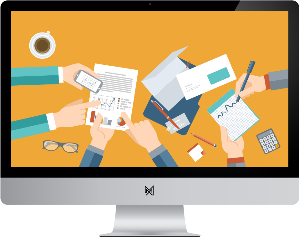 Seamless Online Marketing Integration - Mac Desktop High Resolution (1000x757), Png Download