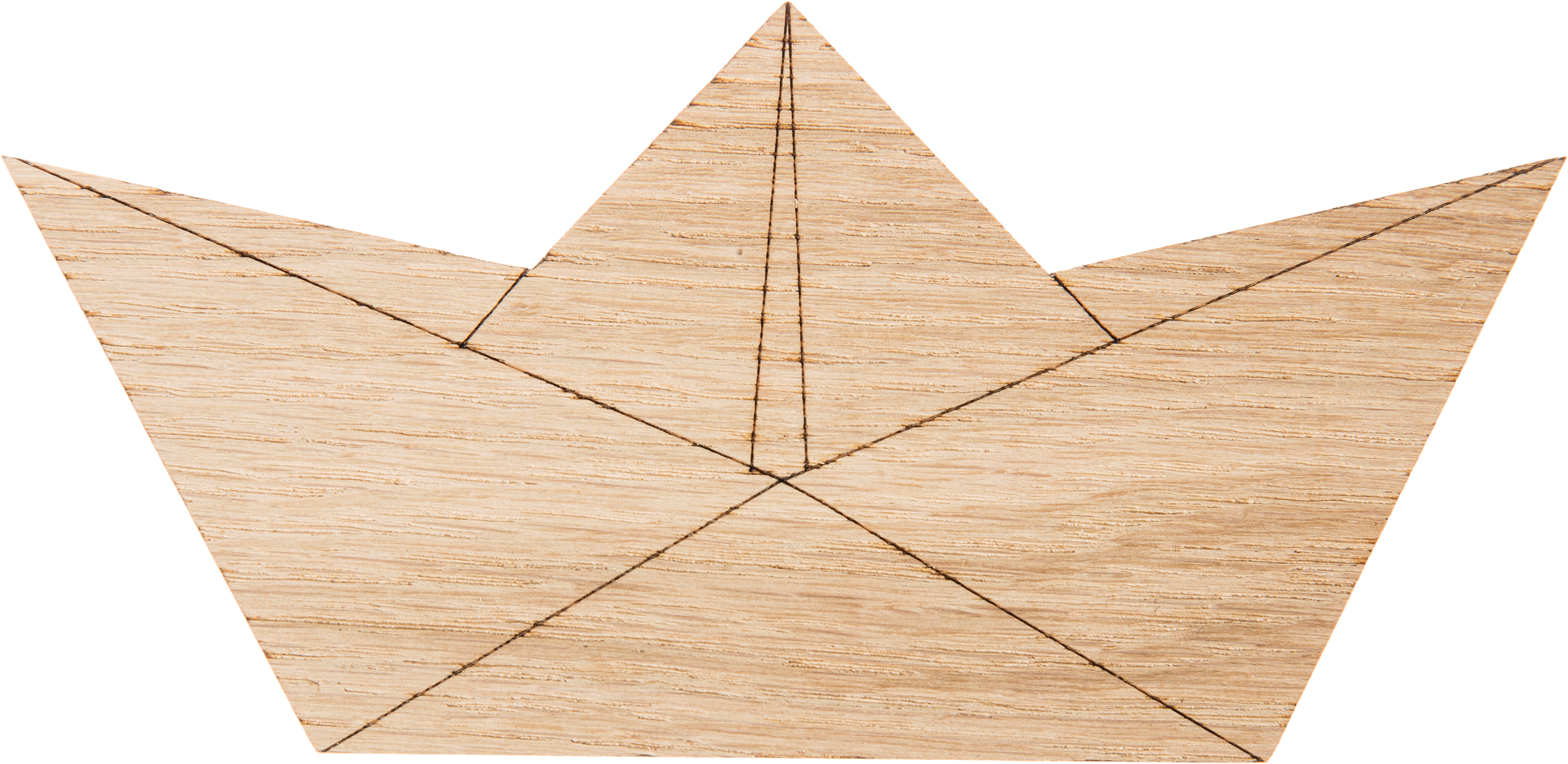 Hagelens Paper Boat Hook - Origami (2000x2000), Png Download