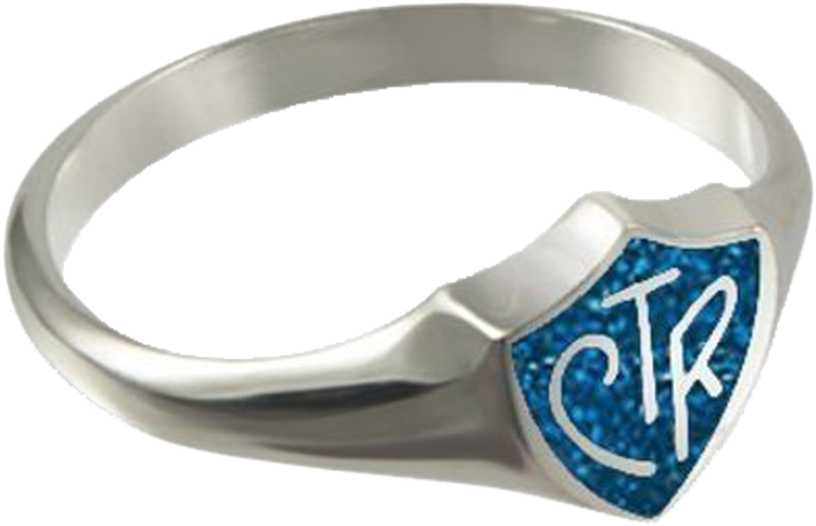 Blue Sparkle Ctr Ring - Ctr Ring (1000x1000), Png Download