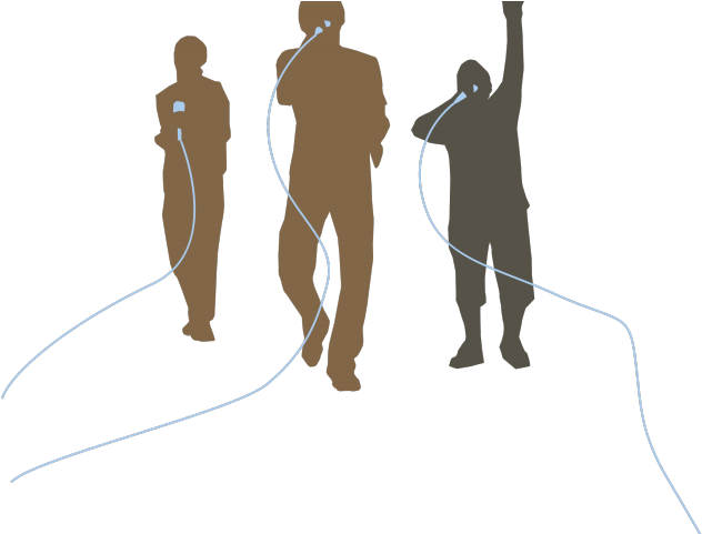 Singer Clipart Trio - Hip Hop Clip Art (640x480), Png Download