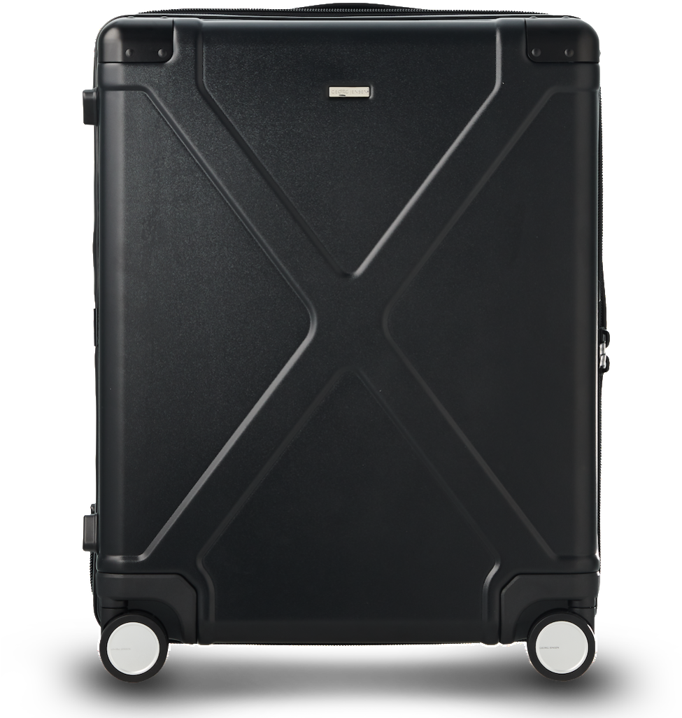 Infinity Polycarbonate Carry-on Luggage - Bag (974x1053), Png Download