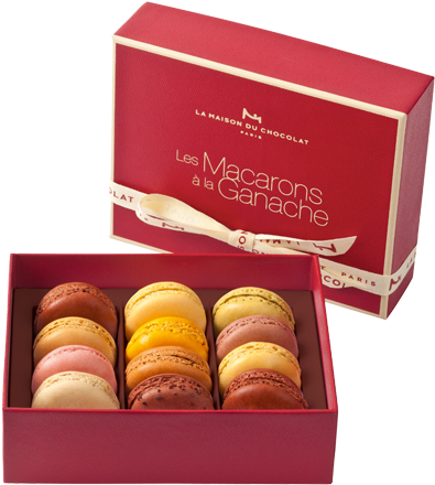 Macarons Gift Box 12 Pieces - Macaron Maison Du Chocolat (600x600), Png Download