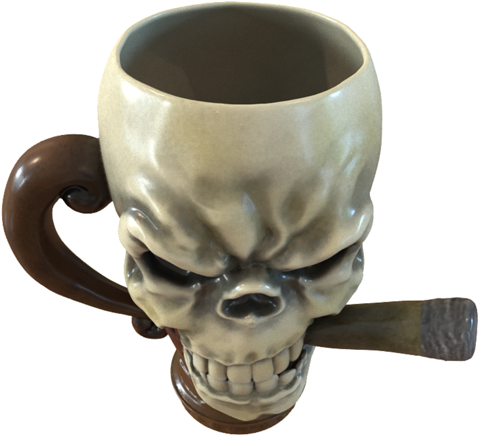 3d Skull Png (1050x1050), Png Download